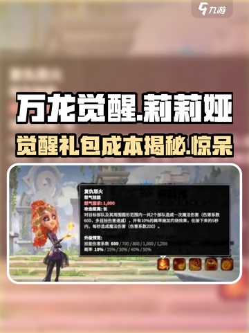 万龙觉醒🔥莉莉娅礼包购买成本揭秘！玩家必看💥截图1