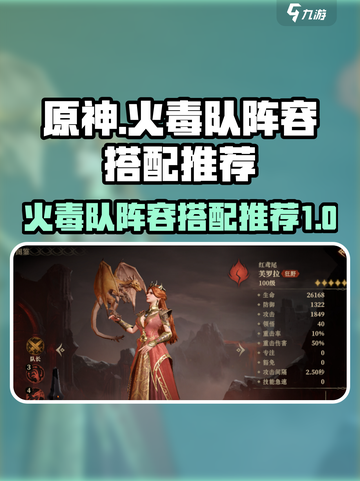 龙息神寂火毒队怎么组介绍截图1