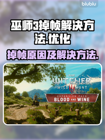 《巫师3》掉帧？这些解决方法让你流畅体验！🔥🎮截图1