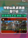 寻梦丝路🔥武器大全，类型介绍不容错过！