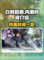 白荆回廊内测时间介绍介绍