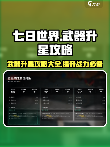 七日世界蓝图升星方法介绍截图1