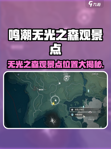 🎮鸣潮无光森林观景点曝光！绝美隐藏位置大揭秘✨截图1