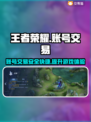 王者新号交易平台🔥游戏账号交易超安全✅