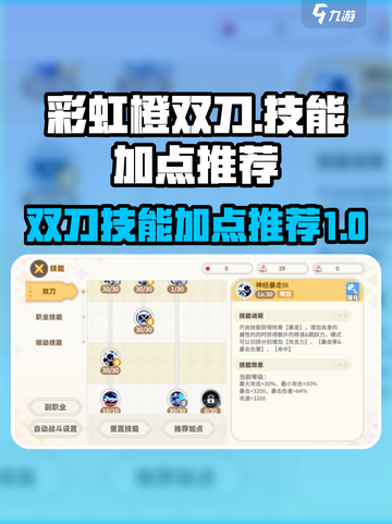 彩虹橙双刀技能顺序推荐介绍截图1