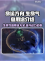 命运方舟：生命气息用途大揭秘！🔥🚀