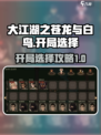大江湖之苍龙与白鸟开局选择攻略介绍