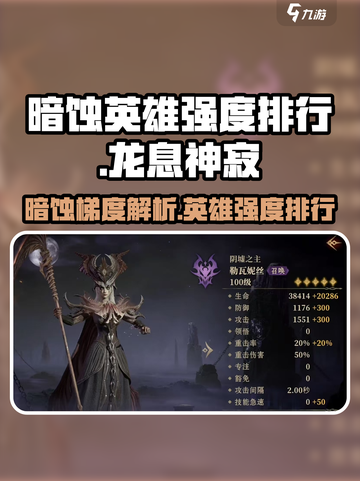 暗黑破坏神：最强🔥暗蚀英雄排行揭秘！截图1