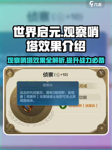 世界启元🔥观察哨塔超全效果解析来了！💎截图1