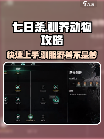 七日世界驯养动物攻略介绍截图1