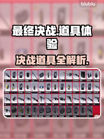 《最终决战》道具有哪些？🔥游戏党必看！截图1