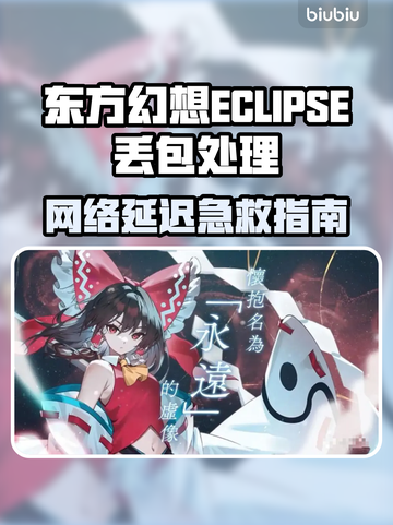 🎮东方幻想ECLIPSE掉线丢包？一招解决！截图1