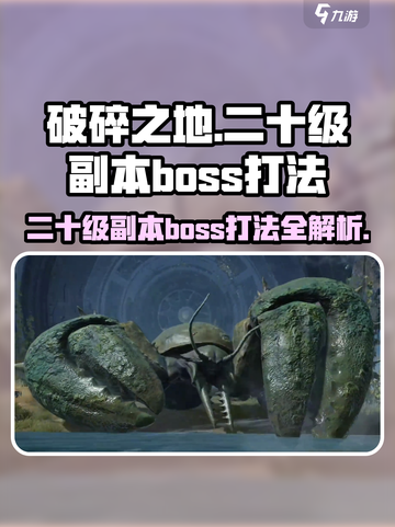 破碎之地🔥二十级副本BOSS打法超详细攻略！💥截图1