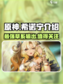原神希诺宁🔥超强角色介绍来啦！不容错过的游戏秘密🎉