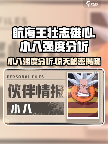 航海王壮志雄心小八怎么样介绍截图1
