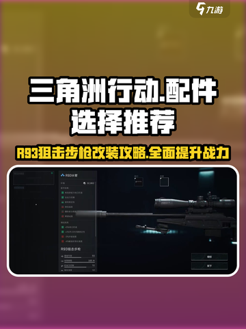 三角洲行动|R93狙击步枪🔥配件改装终极推荐！截图1