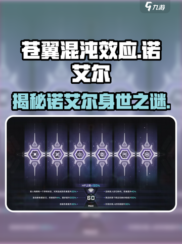 苍翼混沌效应：诺艾尔🔥最强角色揭秘！截图1