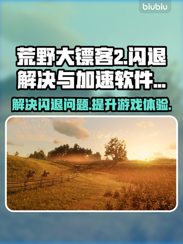 荒野大镖客2🔥闪退解决+加速软件分享！截图1