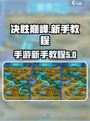 决胜巅峰教学攻略介绍截图1