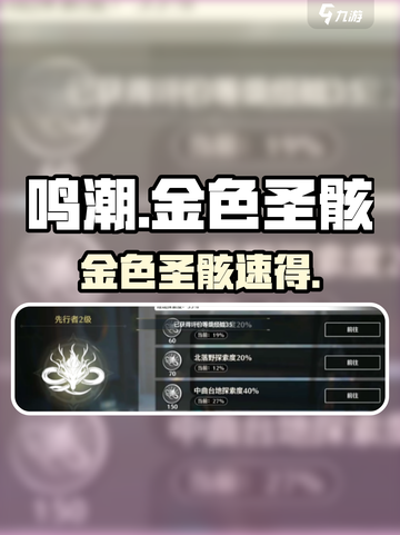 鸣潮金色圣骸速刷🔥手慢无！💥截图1