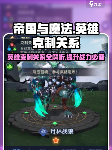 帝国与魔法🔥英雄属性克制全解析！游戏党必看📖截图1