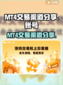 MT4交易🔥【账号渠道大揭秘】💎
