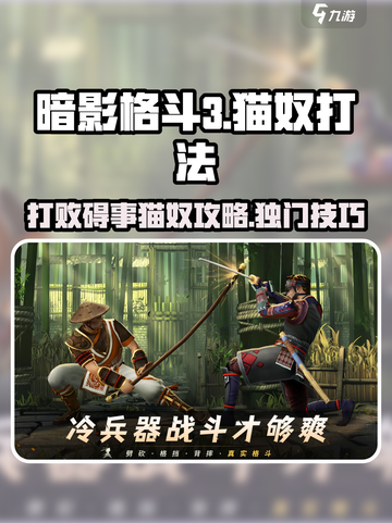 暗影格斗3🔥猫奴打法分享，轻松通关秘籍！截图1