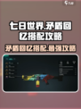 七日世界🔥矛盾回忆搭配攻略分享！💡