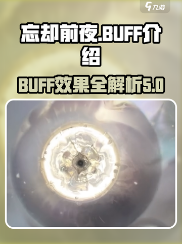 忘却前夜BUFF有哪些介绍截图1