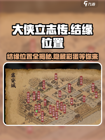 大侠立志传🔥全地图结缘位置大公开！截图1