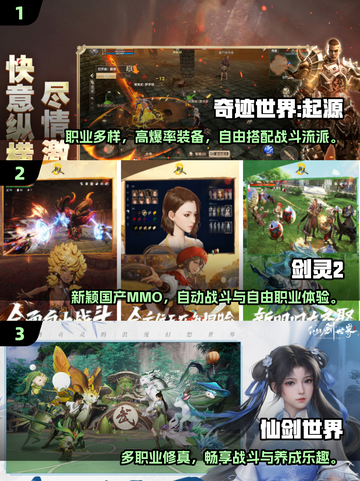 三大职业神作🔥必玩多职业游戏推荐2025💥截图2