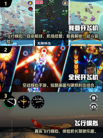 ✈免费开飞机模拟器游戏下载！2025最火飞行游戏推荐🔥截图2