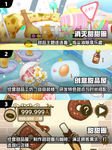 🍩2025超火甜甜圈小游戏合集！高人气推荐🎮截图2