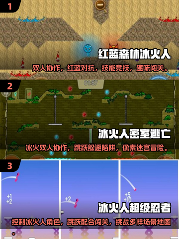 🔥2025最有趣双人冰火人手游排行榜✨截图2
