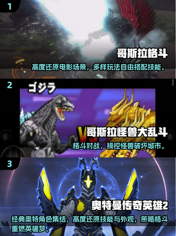 🔥2025哥斯拉格斗手游大揭秘！🎮💥截图2