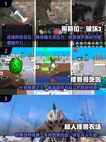 🔥2024必备！超好玩的哥斯拉怪兽手游推荐合集🎉截图2