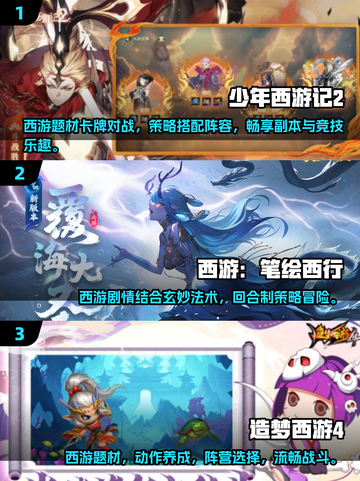 🔥2025超趣味西游手游合集🎉值得下载的西游游戏介绍截图2