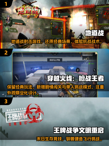 🔥2025枪战游戏推荐！地道战玩法超带感💥截图2