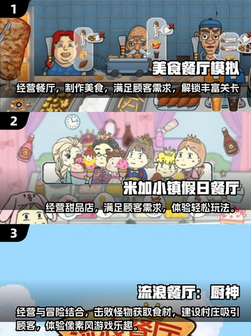 🔥2025必玩餐厅手游推荐，经典游戏等你来挑战！💥截图2