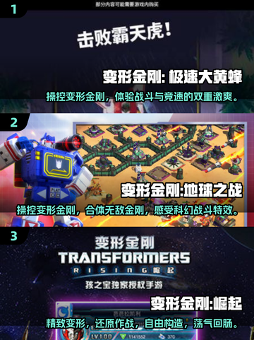 🔥2025必玩！变形金刚游戏TOP5排行榜 Transformers截图2
