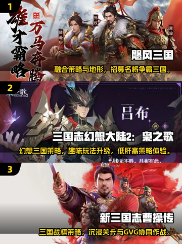 🔥2025最火三国网游TOP榜🎮截图2