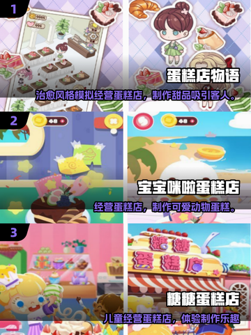 🍰爆款蛋糕店小游戏TOP榜！2025必玩清单🔥截图2