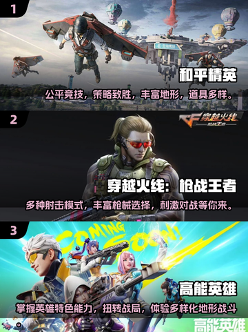 2024最受欢迎吃鸡手游🔥排行榜出炉！快来看看你玩过几款？截图2