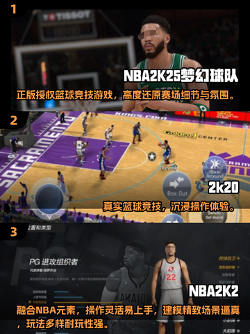 🔥2K篮球手游推荐！这五款超🔥必玩！🏀🎮截图2