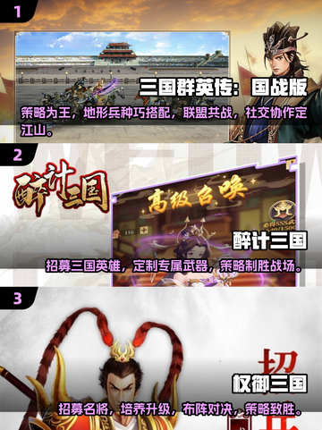 🔥2024必玩三国策略游戏下载合集🎉截图2