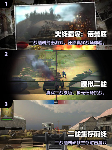 💥2025必玩二战生存射击游戏TOP榜🎮截图2