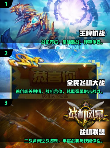 🔥2025战机游戏TOP榜⚡雷霆战机同类推荐🎮截图2
