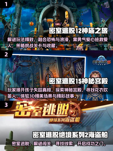 🔥2025密室逃脱TOP榜！🔥解谜狂热必玩榜单💥截图2