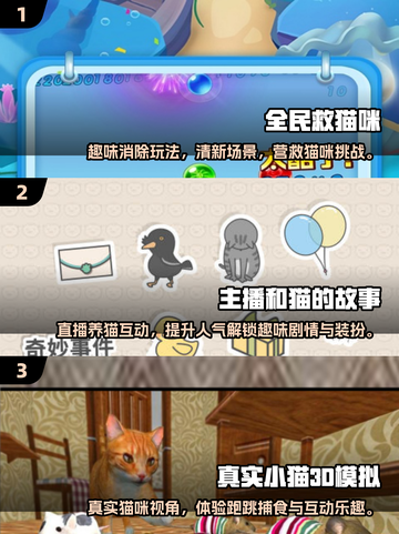 🔥2025最火猫咪游戏TOP5推荐！🎮🐾截图2
