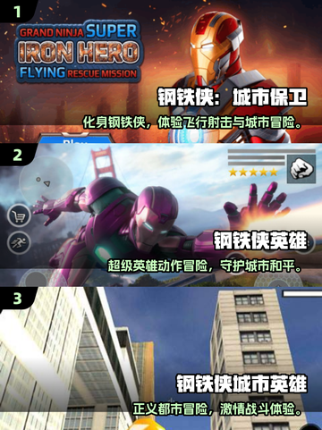 🔥2025最火钢铁侠手游推荐💥🎮截图2